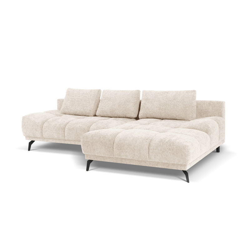 Cuthrell 5 Seater Sofa Bed, Right Hand Facing, Beige