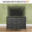 Commode à 6 tiroirs de 42,3 po de large Ojaswi-2080485858