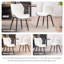 Chaise d'appoint rembourrée en similicuir avec structure en métal-1307793395