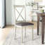 Chaise d'appoint rembourrée en bois massif Atiqa-607373662
