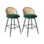 66 cm H Swivel Upholstered Bar Stool & Counter Stool with Metal Legs (set of 2 & set of 4)-2007850848-2033917735-2033917738