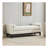 66.34"W Elegant Upholstered Bench,Daybed, Ottoman with Ileah Legs & 2 Bolster Pillows for End of Bed, Bedroom, Living Room, Entryway,Boucle-673403108-673403131