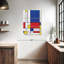 Impression géométrique sur toile géométrique Mondrian II-92833402