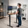 VIVO Manual Height Adjustable Stand Up Desk Frame Crank System, M051MB series