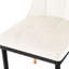 50cm H Tufted Upholstered Metal Upholstered Back Side Chair-502091317-502091319