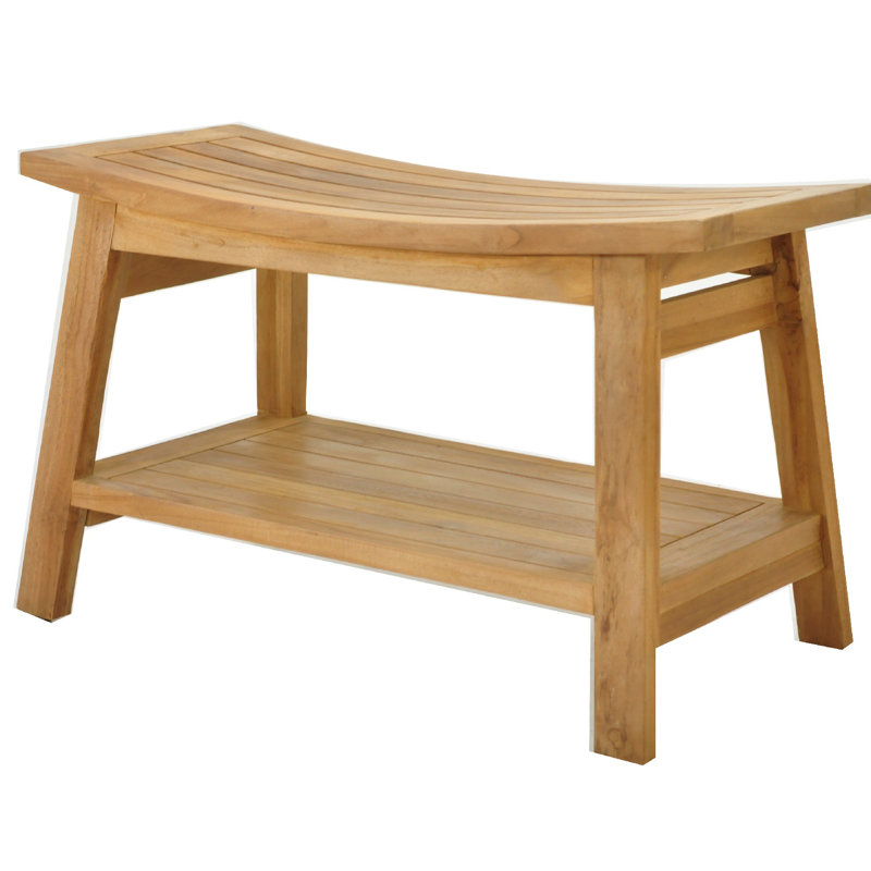 Banc de douche l 30" teck Wheatley