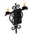 Parthenia Candle Wall Light