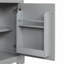Meuble-lavabo de 20 po avec lavabo, armoire de salle de bain avec porte à fermeture douce, support de rangement et tablette réglable-120330086