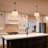 3-light Crystal Fabric Pendant