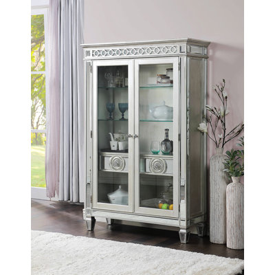 Vitrine Montana en miroir et platine antique