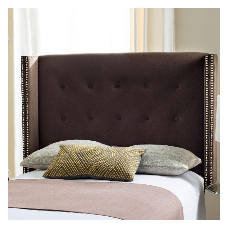 Tête de lit Grand rembourré wingback Nadene