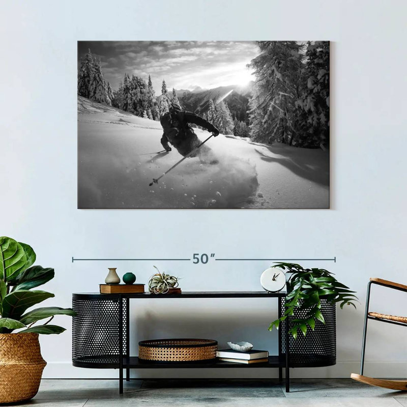 Sireci Snow Skiing, 32" H x 48" W