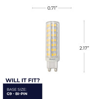 6.5 Watt Dimmable LED Clear Bulb