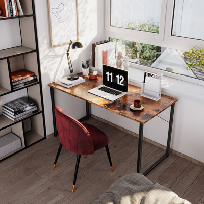 Djellona Metal Base Writing Desk