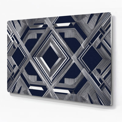 Art mural gris Op Op 77