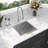 19"L x 20"W Undermount Kitchen Sink, 16-Gauge Stainless Steel Single Bowl Bar Sink with Sink Grid, Drain & Roll-Up Rack-130960733