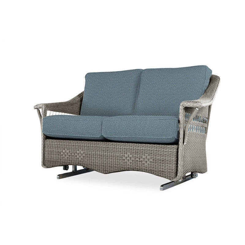 Nantucket Outdoor 2 - Seat Loveseat, Stratosphere Cloud, Pewter