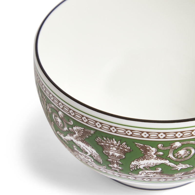 Florentine Colours 4.1in Rice Bowl, Green