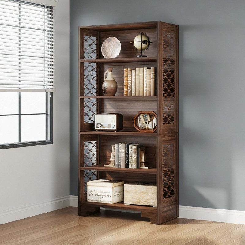 Bibliothèque autoportante à 6 niveaux
