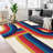 Moderen Machine Washable Rug with Rubber Backing for Living Room Abstract Non-Slip Area Rug Indoor Carpet Non-Shedding Rug for Bedroom Dining Room Hallway Kitchen Office Playroom Nursery-1550535268