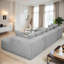 Canapé modulaire modulaire en U