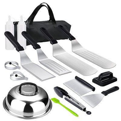 Stainless Steel Non-Stick Dishwasher Safe Grilling Tool Set