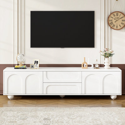 Entertainment Center with 5 Iron Round Legs by Ivy Bronx