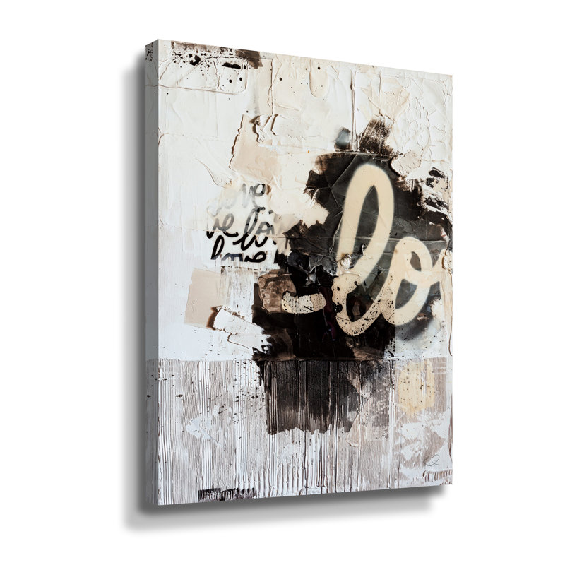 Almost In Love - Peinture sur toile, Toile tendue, H 18 po x l 14 po x P 2 po