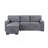 LIGHT GREY PULL OUT SOFA BED