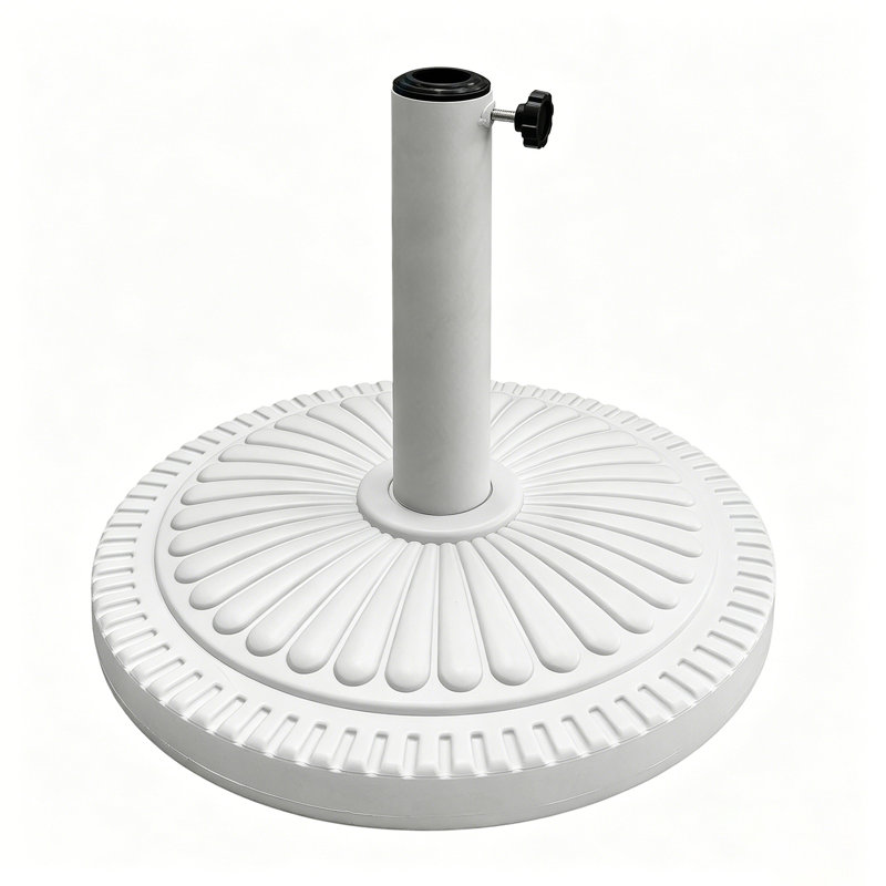 22 Lbs. Patio Umbrella Base In White
