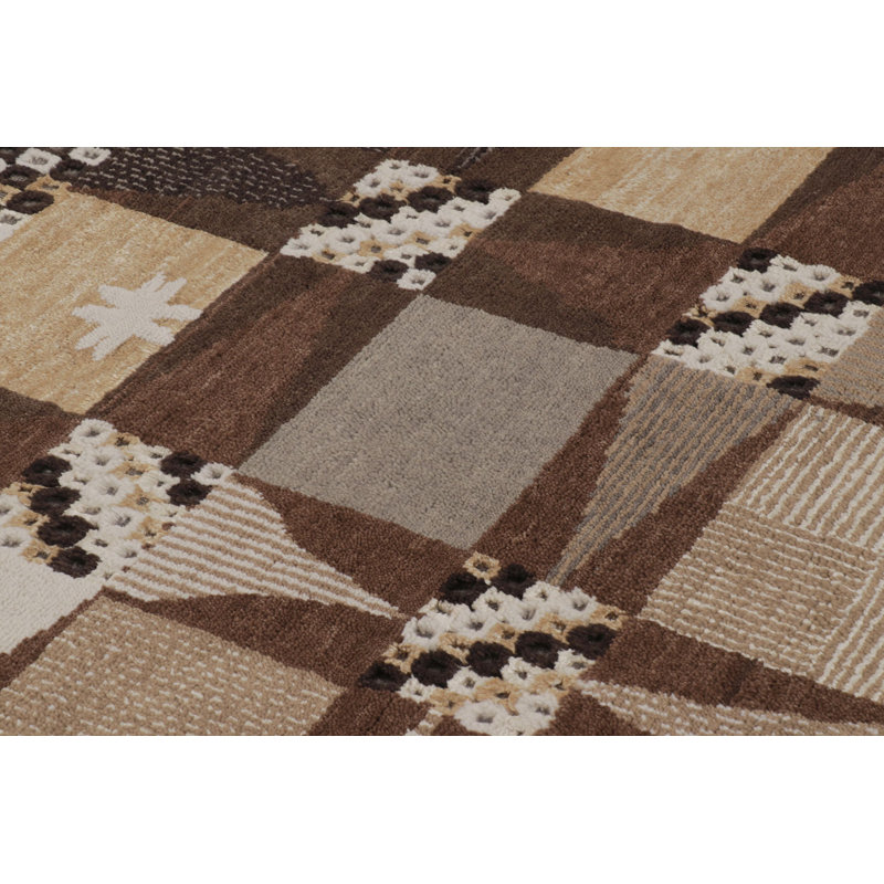 Scandinavian One-of-a-Kind 9'0X12'0 Hand Knotted Area Rug