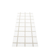 Ada Geometric Area Rug in White/Gray
