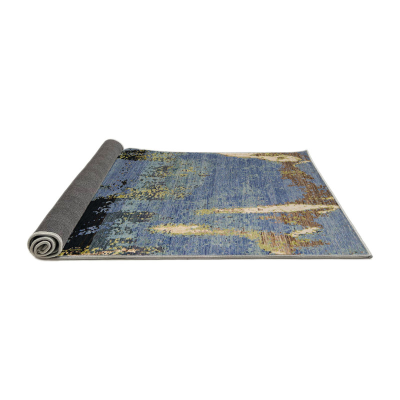 Tapis abstrait moderne 5380, Rond 8 pi