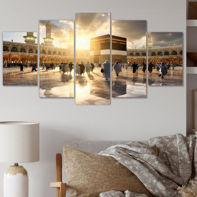 " Islam Art Kaaba Reflection I " 5 - Pieces