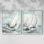 NAUTICAL Series L-Premium, reproduction encadrée prête à accrocher - aucun clou requis - aucun clou requis-1849838290-1849838292