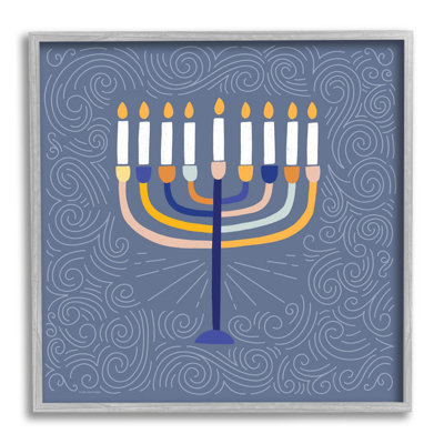 Tourbillon à motif de la menorah de Hanoucca à-140