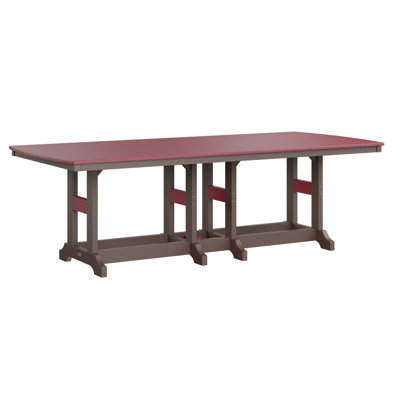Table de salle à manger rectangulaire 96 po Berlin Gardens Garden Classic