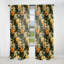 Motif floral mangue - Rideau floral - Rideau floral obscurcissant - 1 panneau-107598227