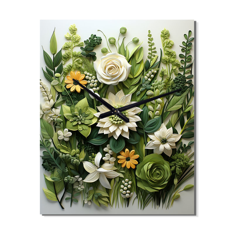 Horloge murale Cerah - Herbs, Grand