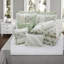 Ensemble de literie en coton 9 pièces de qualité supérieure, vert sauge, style maison de campagne