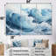 Minimalisme océan tempête - ensemble de salon art mural océan-107768271-107768276