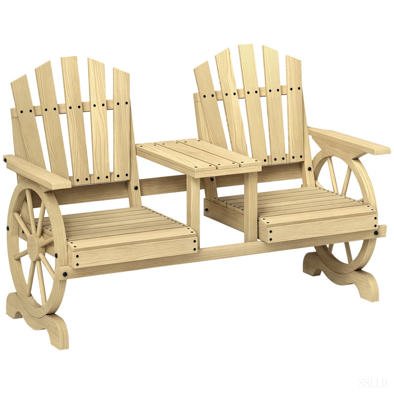 Banc de jardin Outsunny