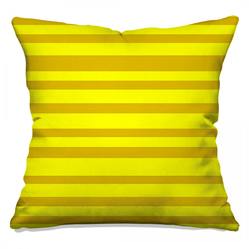 Stripes Throw Pillow, Pattern Double Sided Pillows, 14 x 14 inches