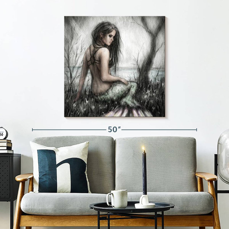 Kelan Mermaid's Rest, H 30 po x l 30 po