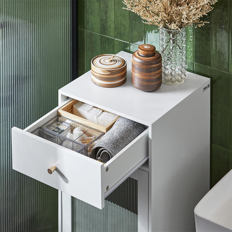 Wood Cabinet Laundry Hamper