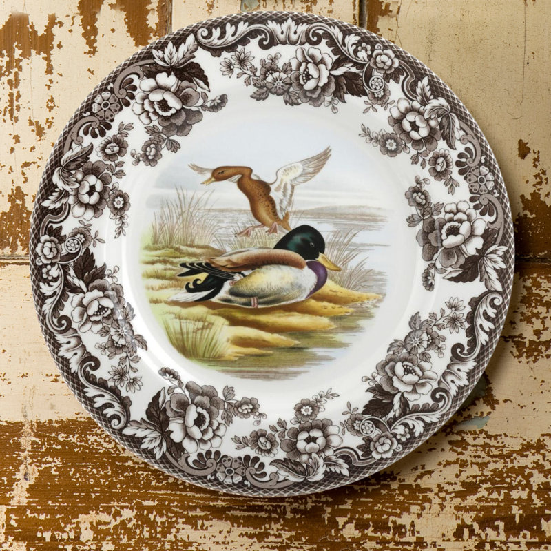 Assiette plate Spode Woodland 10,5 po Spode
