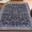Tapis noir / bleu Sarok All-Over Persan-1523423009