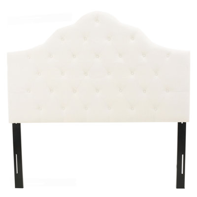 Tête de lit tapissier capitonnée de taille grand, tête de lit en bois massif avec pieds en métal durables, tête de lit grand à hauteur réglable, tête de lit en tissu au design moderne capitonné