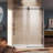 Sliding Frameless Shower Enclosure With 3/8 Inch Tempered Glass-126304640-126735478