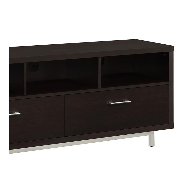Meuble télé avec rangement 60 po Cappuccino